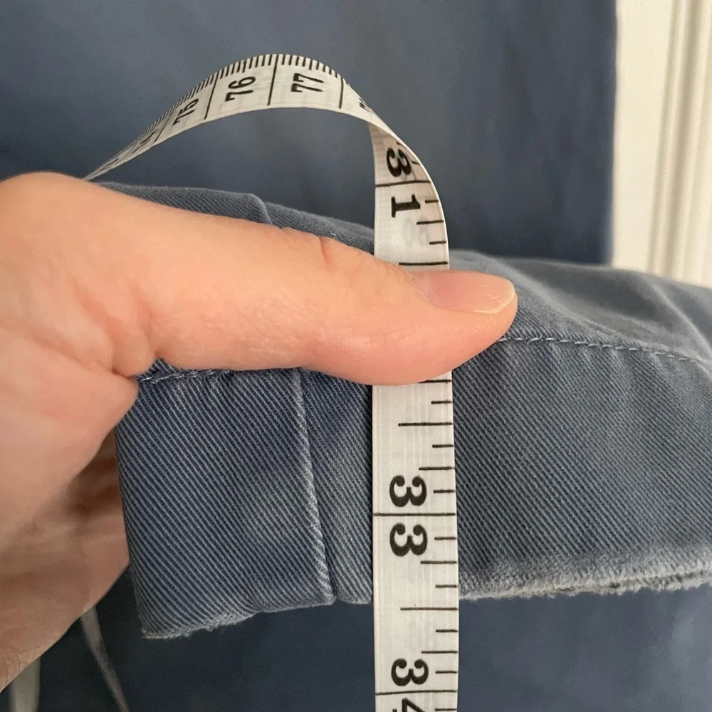 J. Crew Relaxed Fit Men's Slate Blue Chinos 100% Cotton 34X34